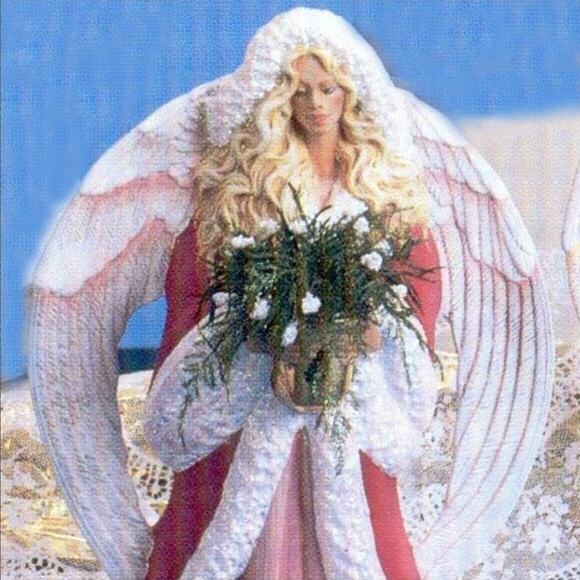 Bisque Ceramic Figurines Angels with Horn Ready To Paint Christmas, Holiday Deco - Picture 11 of 16